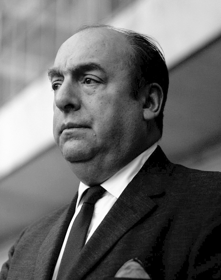 Porträtfoto von Pablo Neruda aus dem Jahr 1963